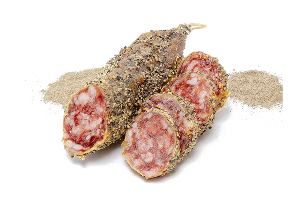 Franse Droge Worst met zwarte peper